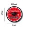 25 Count Red Congrats Grad Dessert Plates Graduation Party Disposable Supplies 7 1/4"
